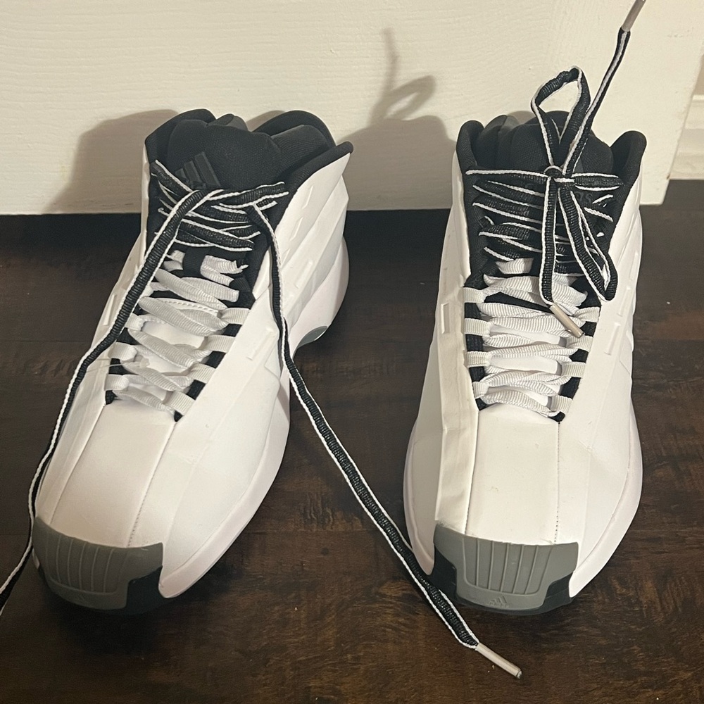 adidas White and Black Athletic Shoes